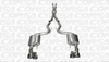 Corsa 3" Catback Exhaust - Xtreme - 4" Polished Twin Tips (2015 - 2017 Mustang GT Coupe - Premium Pkg) 14335