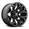 Fuel Off-Road 20x9 Assault Wheel 5 Bolt 1 ET Gloss 78.10 Bore Black D576