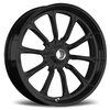 RC Components 17x4 Exile Front Wheel Black