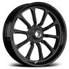 RC Components 17x4 Exile-S Front Wheel Black