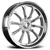 RC Components 17x4 Exile-S Front Wheel Polished