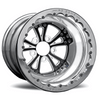 RC Components 15x9.5 Torx Rear Wheel Non-Beadlock Polished Rim