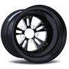 RC Components 15x8 Fusion Non-Beadlock Rear Wheel Black Rim