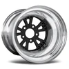 RC Components 15x8.5 Torx Rear Wheel Double Beadlock Black Rim