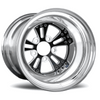RC Components 15x8.5 Fusion Non-Beadlock Rear Wheel Polished Rim