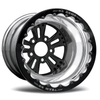 RC Components 15x8.5 Fusion Rear Wheel Double Beadlock Polished Rim