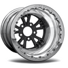 RC Components 15x9 Torx Rear Wheel Single Beadlock Polished Rim