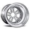 RC Components 15x10 Fusion Non-Beadlock Rear Wheel Polished Rim