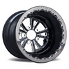 RC Components 15x12 Torx Rear Wheel Double Beadlock Black Rim