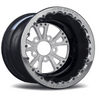 RC Components 15x12 Torx Rear Wheel Double Beadlock Black Rim