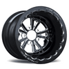 RC Components 15x14 Torx Rear Wheel Single Beadlock Black Rim
