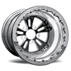 RC Components 15x15 Fusion Single Beadlock Rear Wheel Polished Rim