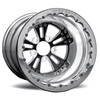 RC Components 15x15 Fusion Rear Wheel Single Beadlock Polished Rim