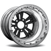 RC Components 15x15 Fusion Single Beadlock Rear Wheel Polished Rim