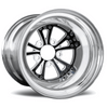 RC Components 15x16 Torx Non-Beadlock Rear Wheel Polished Rim