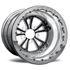 RC Components 15x16 Torx Rear Wheel Non-Beadlock Polished Rim