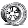 RC Components 15x16 Fusion Rear Wheel Double Beadlock Polished Rim