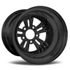 RC Components 16x15 Fusion Non-Beadlock Rear Wheel Black Rim