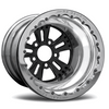 RC Components 16x15 Fusion Single Beadlock Rear Wheel Polished Rim