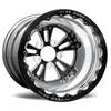 RC Components 16x15 Fusion Single Beadlock Rear Wheel Polished Rim
