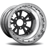 RC Components 16x15 Torx Rear Wheel Single Beadlock Polished Rim