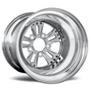 RC Components 16x16 Fusion Non-Beadlock Rear Wheel Polished Rim
