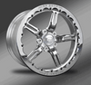 RC Components 17x10 Street Fighter Fusion Wheel Single Beadlock Polished Finish