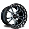 RC Components 17x11 Street Fighter Torx Wheel Single Beadlock Eclipse Finish