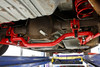 BMR Xtreme Rear Anti-Roll Bar Kit - Solid - 1.375"/3" Axles - Red (1978 - 1987 G-Body) XSB008R
