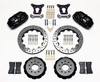 Wilwood Superlite 6 Big Brake Front Brake Kit Hat 12.88" Drilled & Slotted Black (93-97 Camaro) 140-6743-D