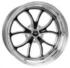 Weld 17x7 S76 Front Wheel Black Center (1965-1968 Mustang / 1979-1993 Mustang / 2011-2014 Mustang / 1969-1971 Cobra) 76LB7070A45A