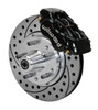 Wilwood Forged Dynalite Pro Series Front Brake Kit 11" Drilled & Slotted (70-73 Mustang) 140-11073-D