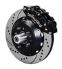 Wilwood Forged Narrow Superlite 6R Big Brake Front Brake Kit Hub 14" Drilled & Slotted (65-69 Mustang) 140-12638-D