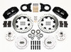 Wilwood Forged Dynapro 6 Big Brake Front Brake Kit Hub 12.19" Drilled & Slotted (70-73 Mustang) 140-12945-D