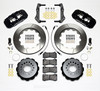 Wilwood AERO4 Big Brake Rear Brake Kit For OE Parking Brake 14.25" Slotted (12-15 Charger/Challenger) 140-14068