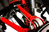 BMR Upper Control Arms - Single Adjustable - Rod Ends - Black (2016 - 2024 Camaro) UTCA062H