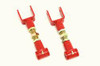 BMR Upper Control Arms - DOM - On-Car Adjustable - Polyurethane Bushings - Red (1979 - 2004 Mustang) UTCA014R