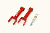 BMR Upper Control Arms - DOM - Non-Adjustable - Spherical Bearings - Red (1979 - 2004 Mustang) UTCA013R