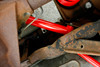 BMR Upper Control Arms - DOM - Non-Adjustable - Polyurethane Bushings - Red (1978 - 1987 G-Body) UTCA006R