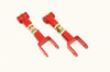 BMR Adj Upper Control Arms DOM Poly Bushings Red (68-72 A-Body) UTCA005R