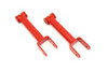 BMR Upper Control Arms - DOM - Non-Adjustable - Polyurethane Bushings - Red (1968 - 1972 A-Body) UTCA004R