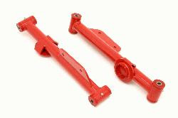 BMR Lower Control Arms - DOM - Non-Adjustable - Polyurethane Bushings - Red (1979 - 1998 Mustang) TCA014R