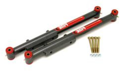BMR Lower Control Arms - DOM - Non-Adjustable - Polyurethane Bushings - Standard Length - Red (1991 - 1996 B-Body) TCA009R