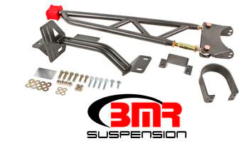 BMR Tunnel Mounted Torque Arm - Black (1993-2002 F-Body LT Headers w/DSL) TA012H