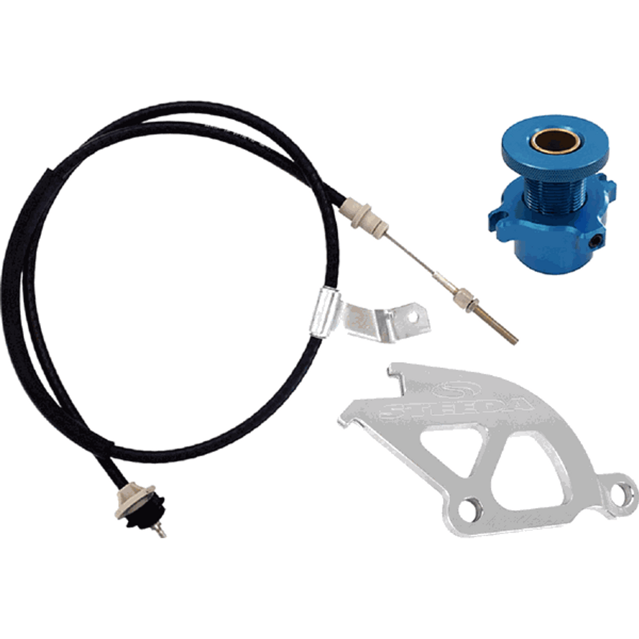 Steeda Adjustable Clutch Cable Kit (1996 - 2004 Mustang) 555-7041
