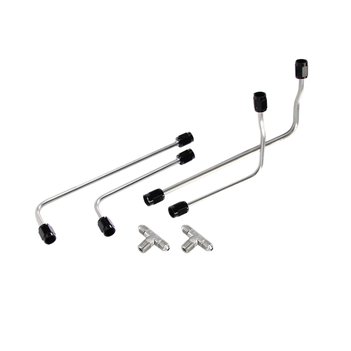 Nitrous Outlet EFI Plate Hardline Kit (2009-2015 Lamborghini Gallardo/Huracan) 00-10182-HL