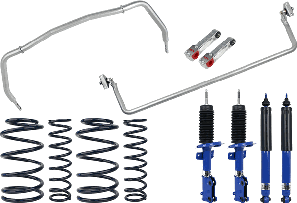 Steeda Pro-Action Suspension w/ Sport Lowering Springs (2011 - 2014 Mustang Coupe) 555-2352