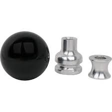 Steeda Cue Ball Shift Knob & Collar Black (1979 - 2010 Mustang) 555-1239