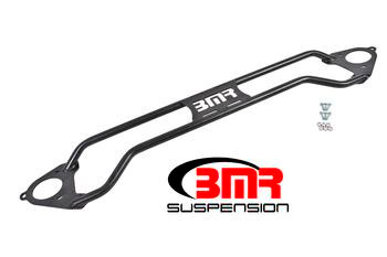 BMR Front Strut Tower Brace Twin Tube Black (2016+ Camaro) STB019H