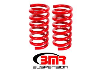 BMR Lowering Springs - Rear - Handling - Red (2015 - 2026 Mustang GT) SP085R